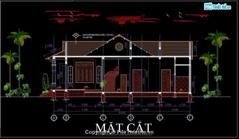 File cad nhà 1 tầng,bản vẽ nhà 1 tầng,cấp phép xây dựng,bản vẽ nhà